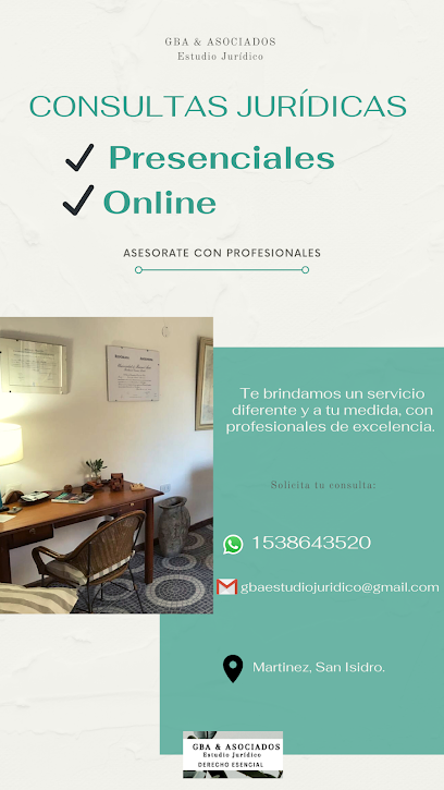 GBA & Asociados – Estudio Jurídico Integral – Derecho Esencial en Martínez
