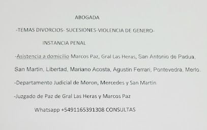 ABOGADA en Gral. Las Heras