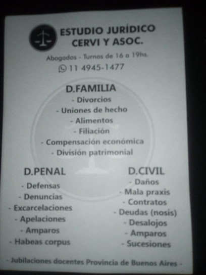 Estudio Hugo Cervi y Asociados – Abogados en San Isidro