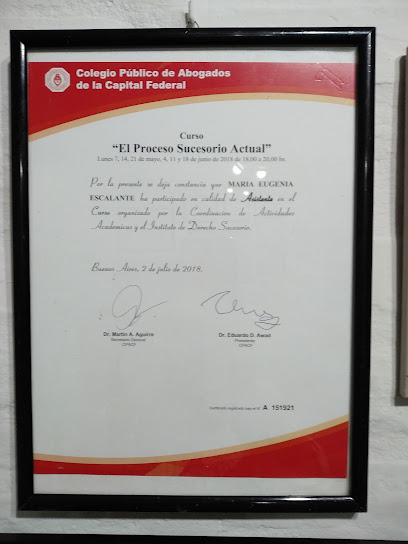 Escalante & Estevez – Abogados en Pres. Derqui