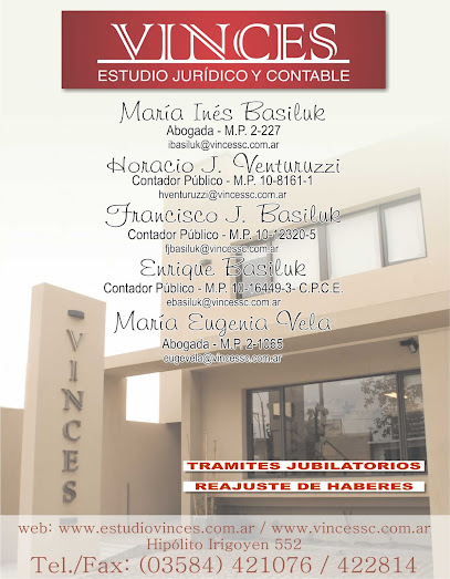 Estudio Jurídico Contable Vinces S.C. – Abogados en La Carlota en La Carlota